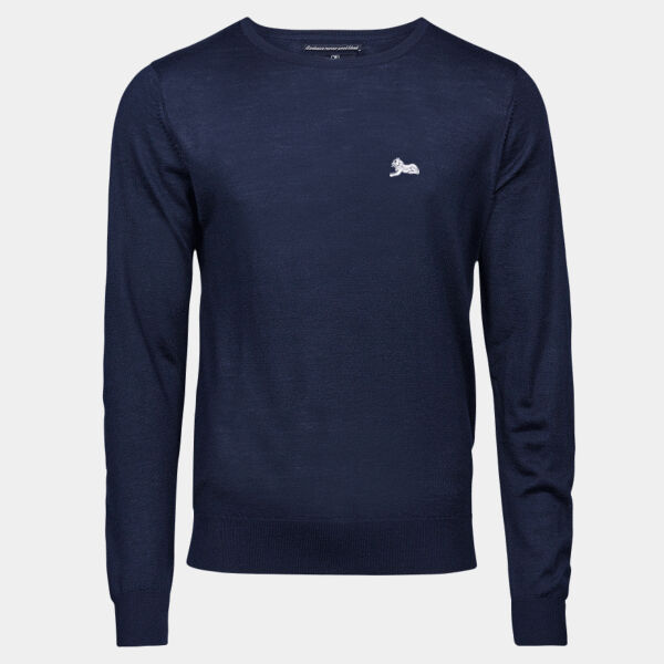 Merino Blend Crew Neck Sweater Thumbnail